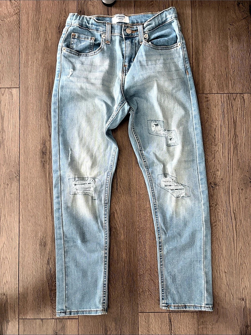 Denizen from Levi's Taper- Boys Size 10 Regular Blue Jeans